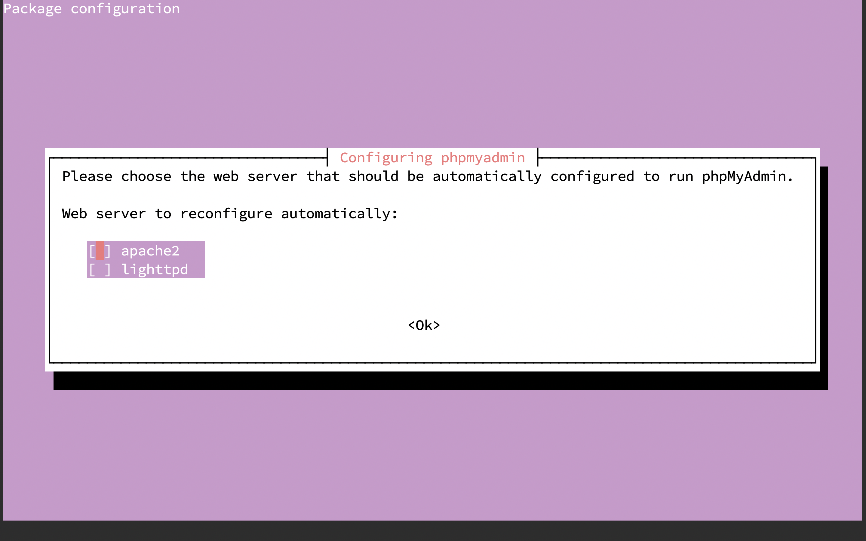 phpMyAdmin 安裝導覽