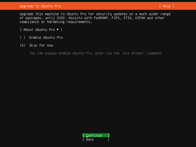 Ubuntu 安裝程式，Ubuntu Pro